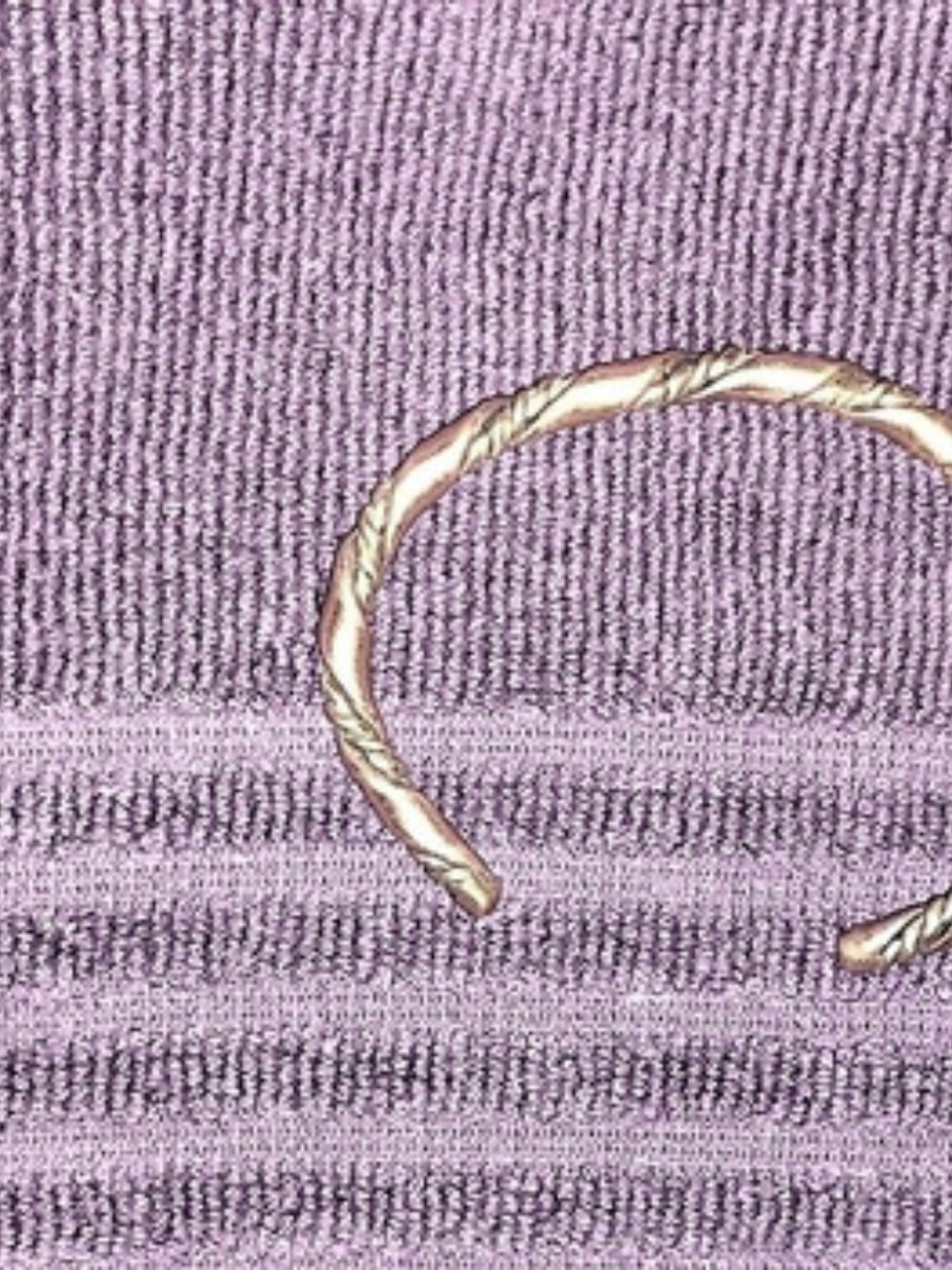Copper Twisted Cuff Bracelet